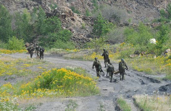 Russia Ukraine Military Operation Scouts Training