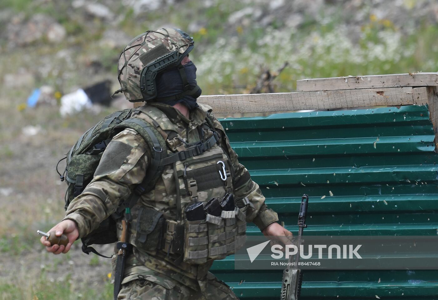 Russia Ukraine Military Operation Scouts Training