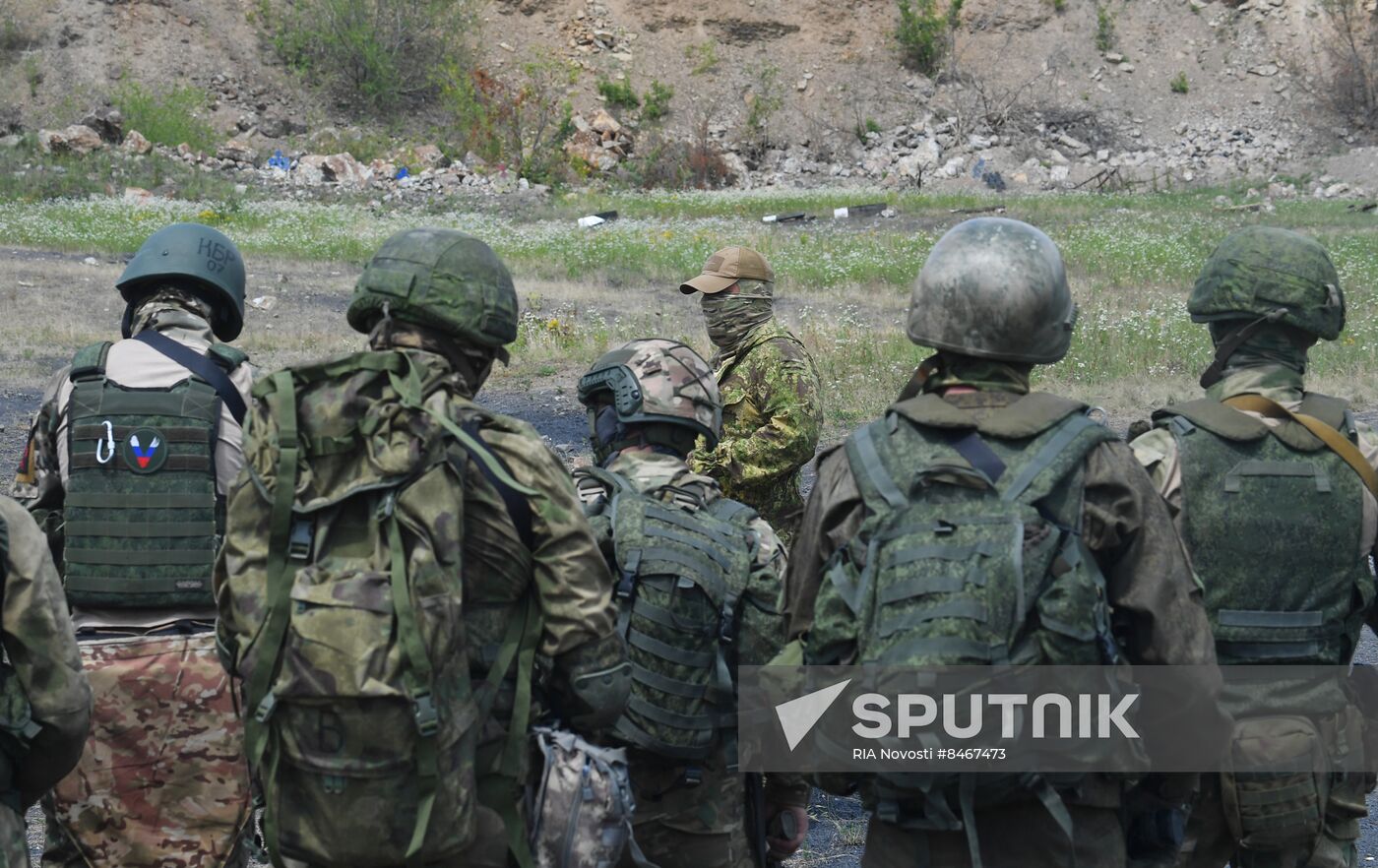 Russia Ukraine Military Operation Scouts Training