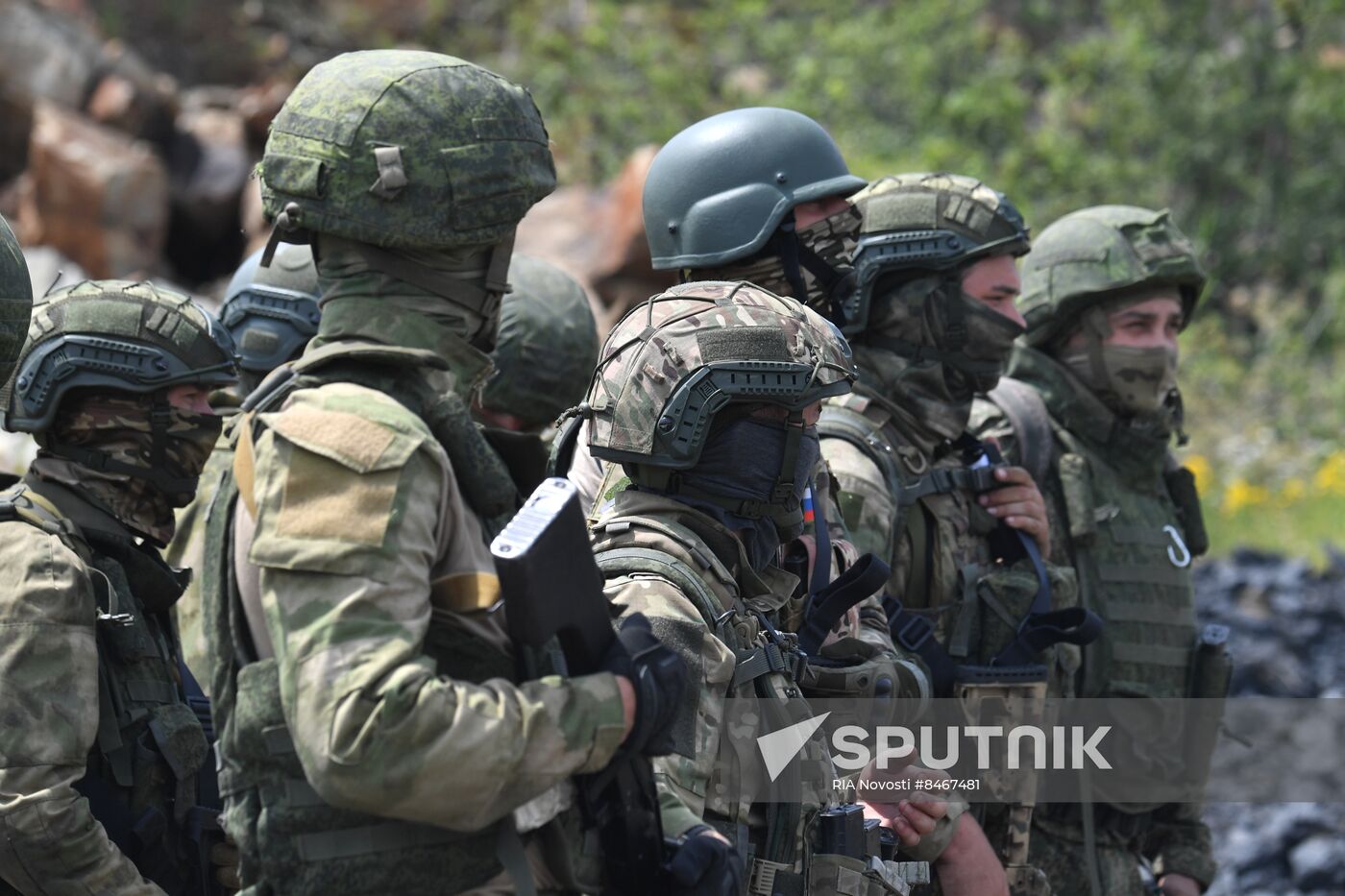 Russia Ukraine Military Operation Scouts Training