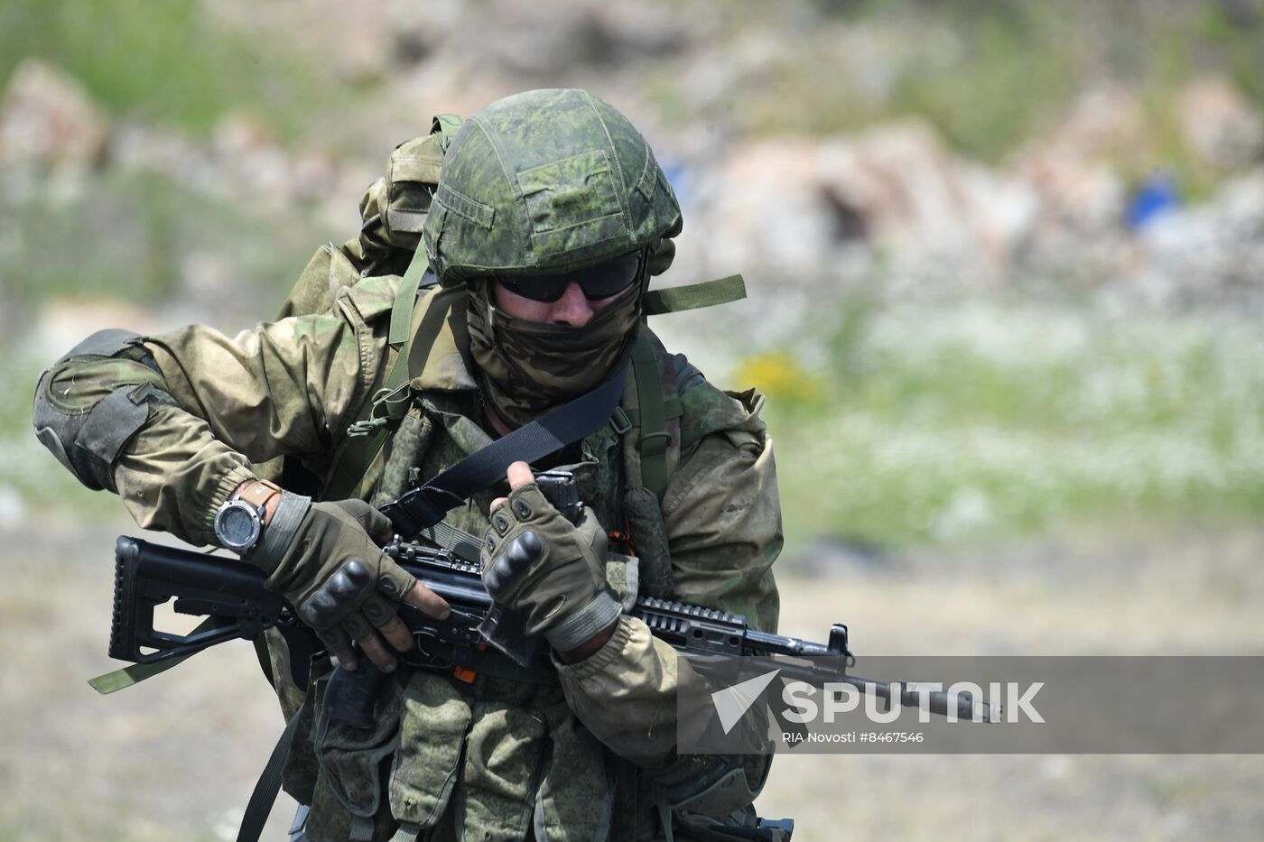 Russia Ukraine Military Operation Scouts Training