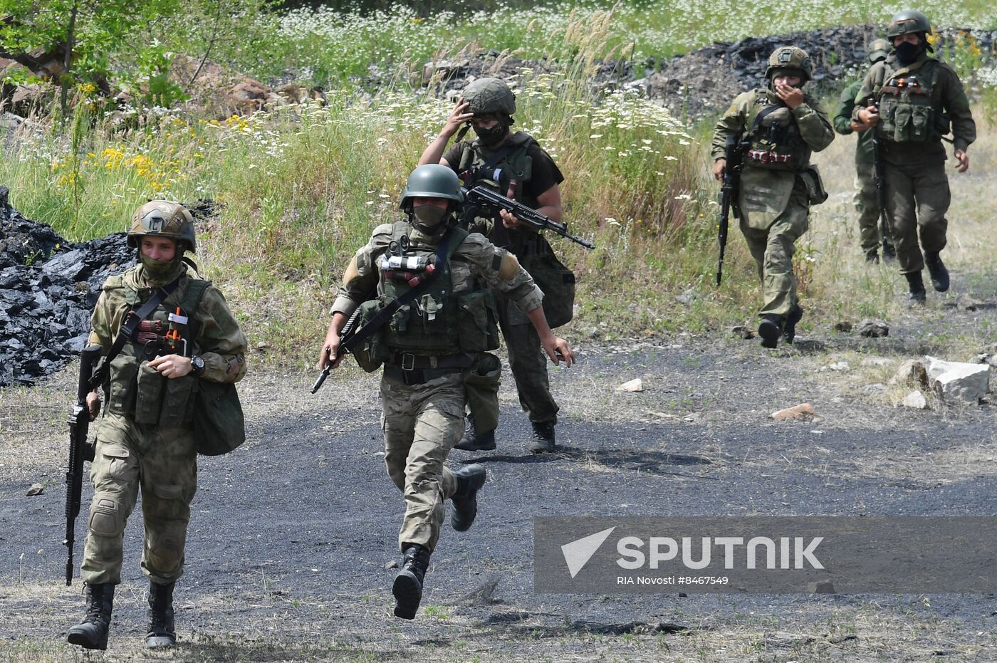 Russia Ukraine Military Operation Scouts Training