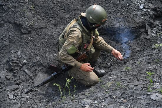 Russia Ukraine Military Operation Scouts Training