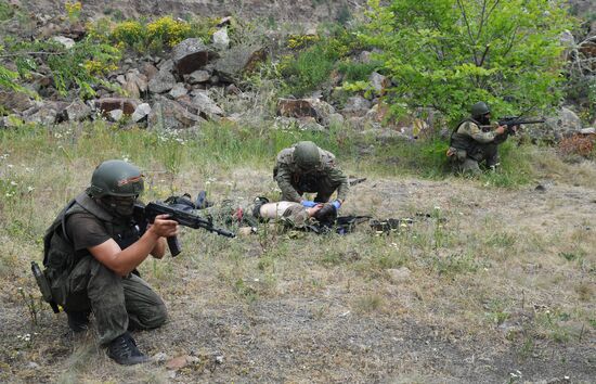 Russia Ukraine Military Operation Scouts Training