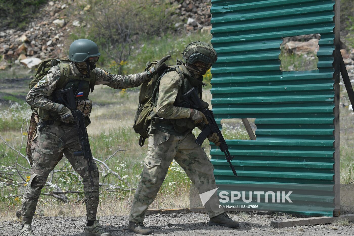 Russia Ukraine Military Operation Scouts Training