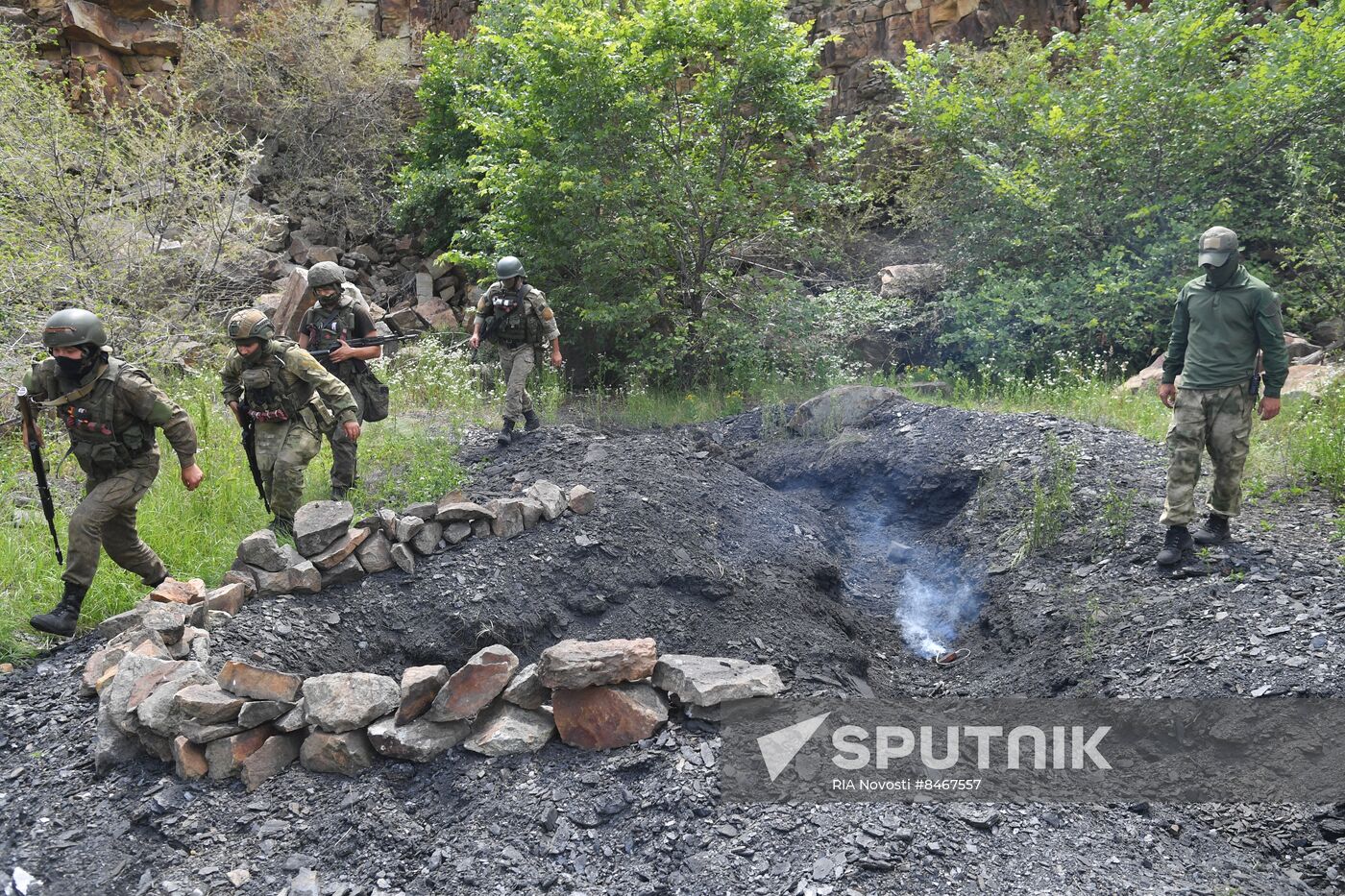 Russia Ukraine Military Operation Scouts Training