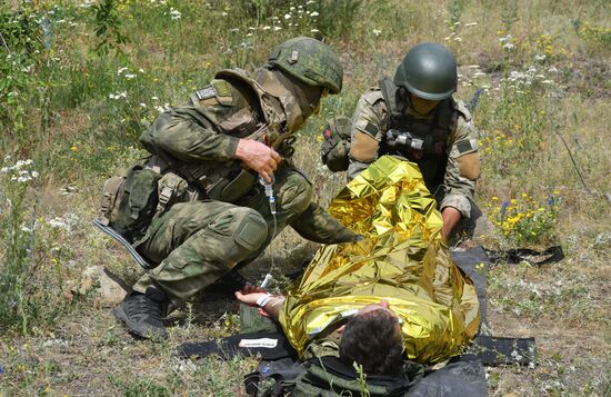 Russia Ukraine Military Operation Scouts Training