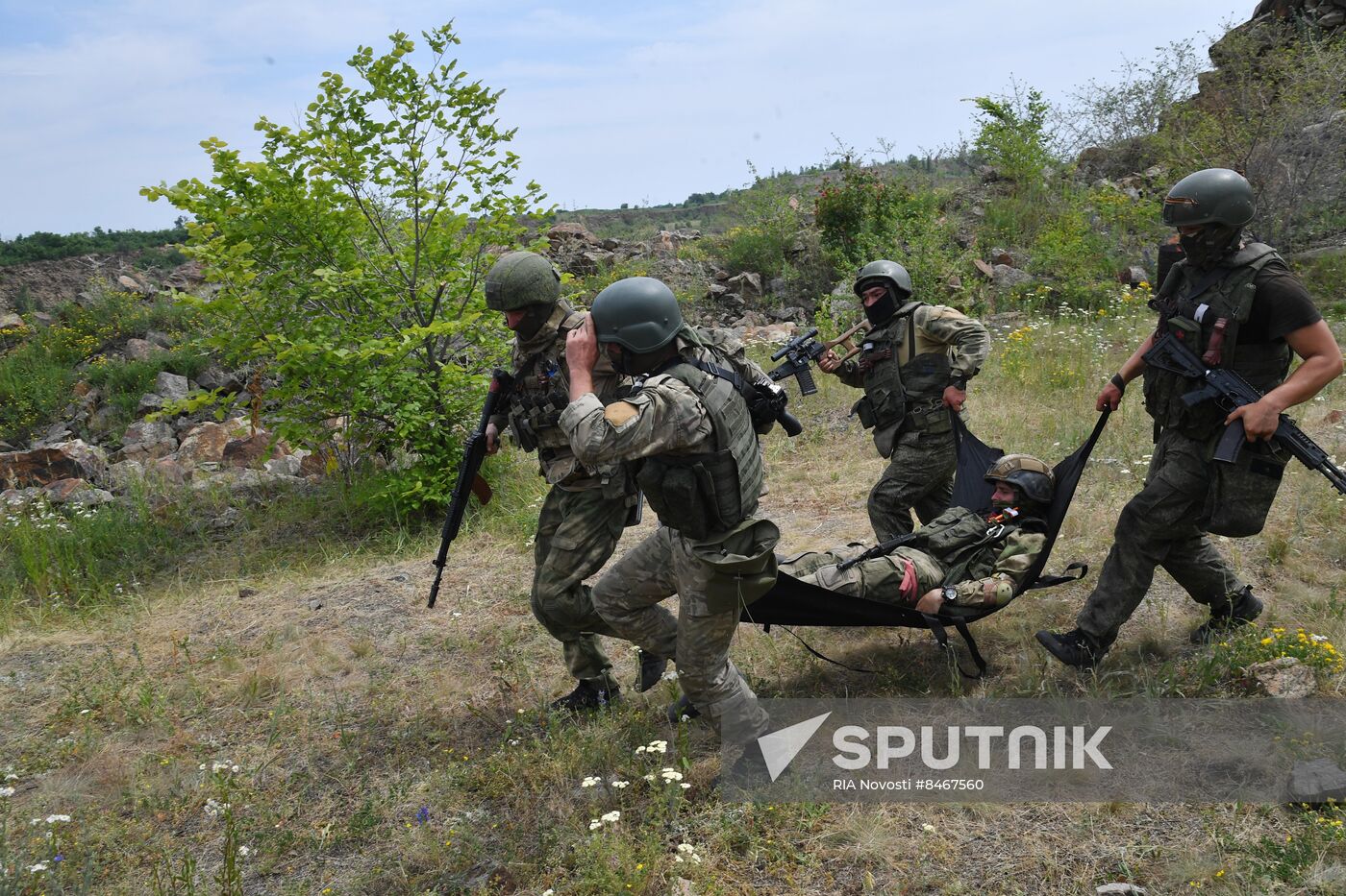Russia Ukraine Military Operation Scouts Training