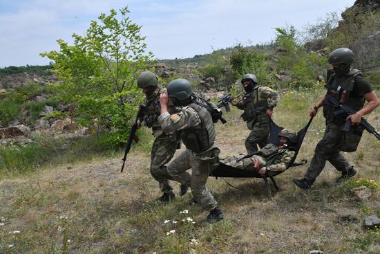 Russia Ukraine Military Operation Scouts Training