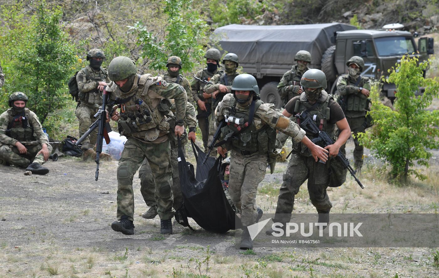 Russia Ukraine Military Operation Scouts Training