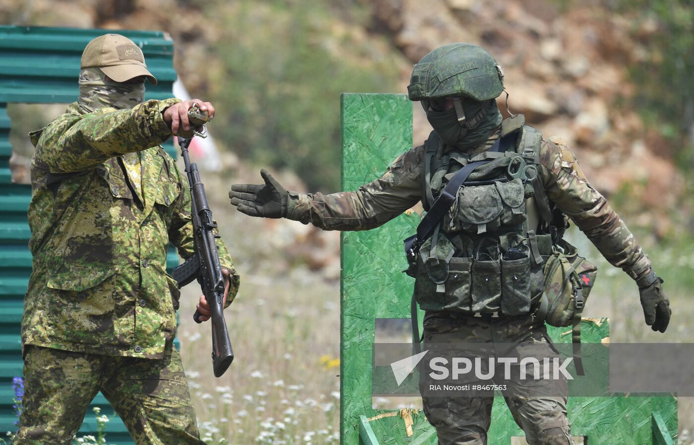 Russia Ukraine Military Operation Scouts Training