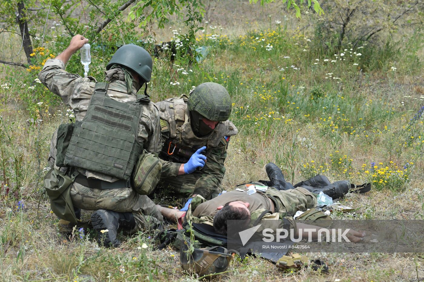 Russia Ukraine Military Operation Scouts Training