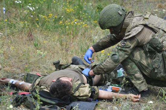 Russia Ukraine Military Operation Scouts Training