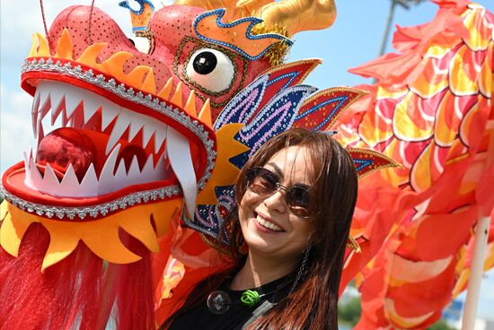 Russian China Dragon Boat Festival