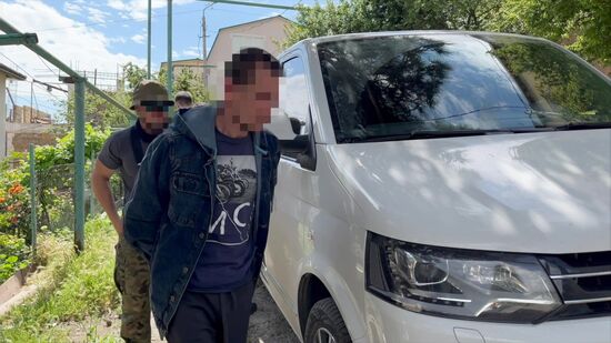 Russia Ukraine Collaborators Detained