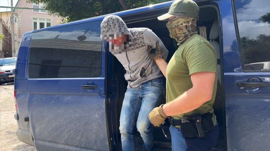 Russia Ukraine Collaborators Detained
