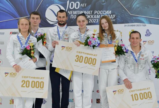 Russia Diving Championship Team