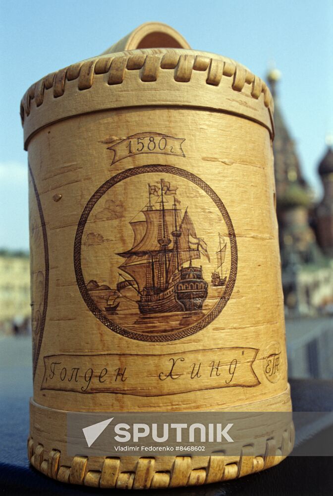 Birch-bark carving
