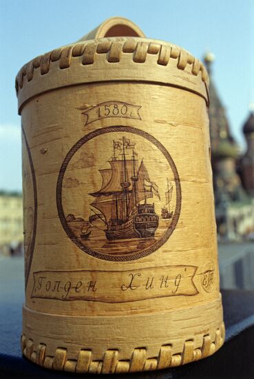 Birch-bark carving