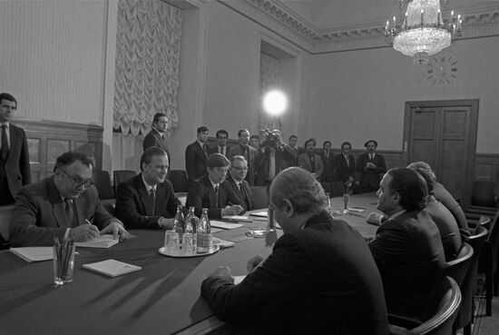 Delegation of Kingdom of Saudi Arabia visits USSR