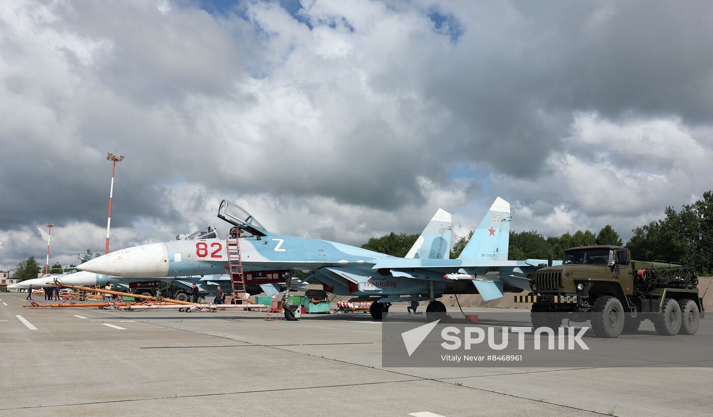 Russia Airospace Forces Flight Drills