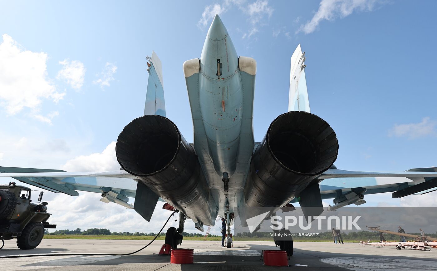 Russia Airospace Forces Flight Drills