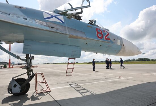 Russia Airospace Forces Flight Drills