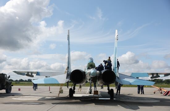 Russia Airospace Forces Flight Drills