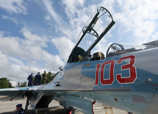 Russia Airospace Forces Flight Drills