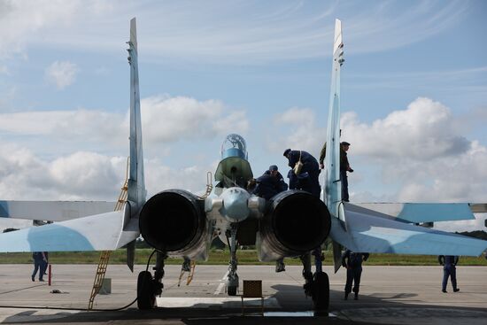 Russia Airospace Forces Flight Drills