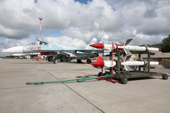 Russia Airospace Forces Flight Drills