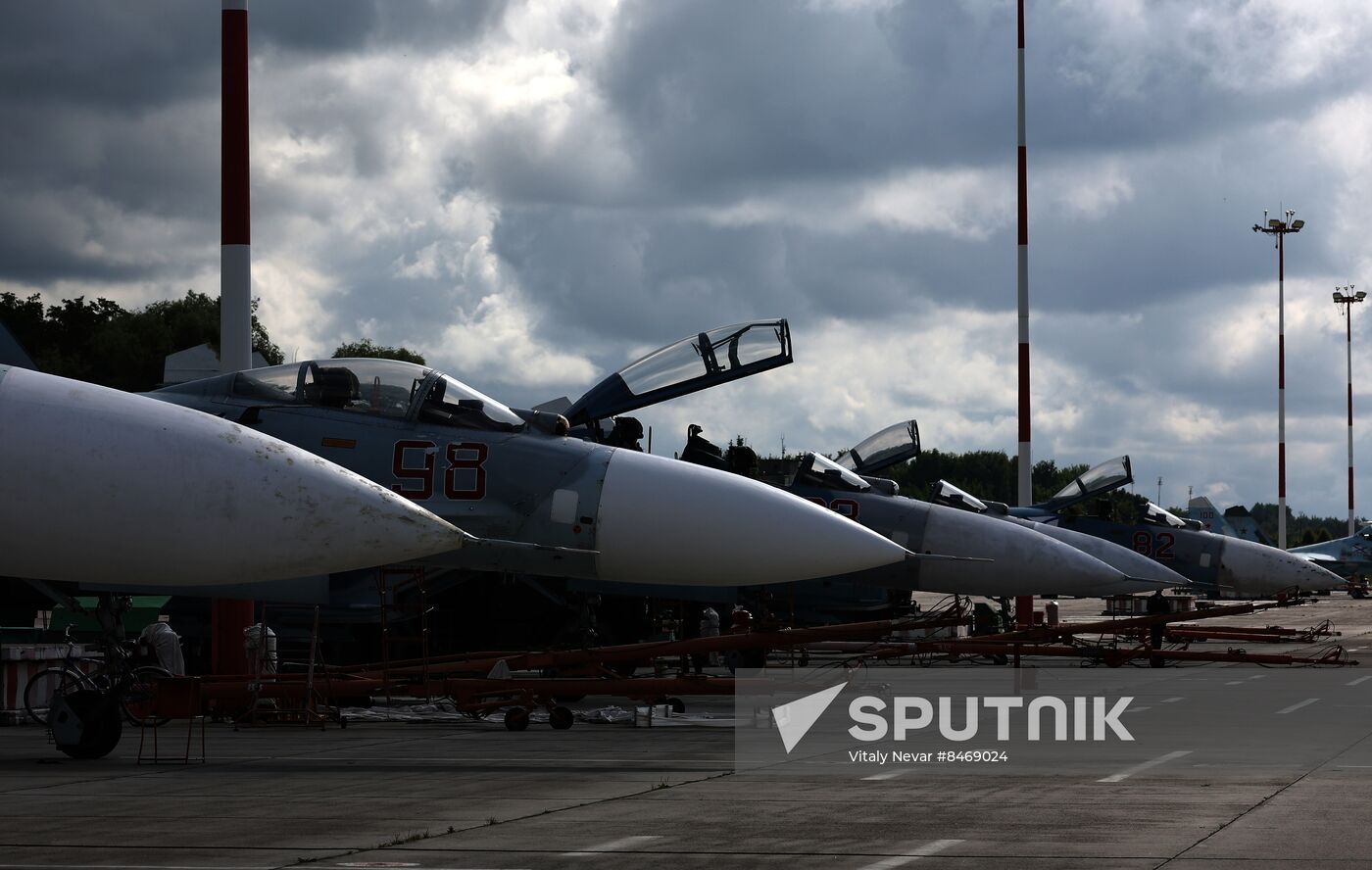 Russia Airospace Forces Flight Drills