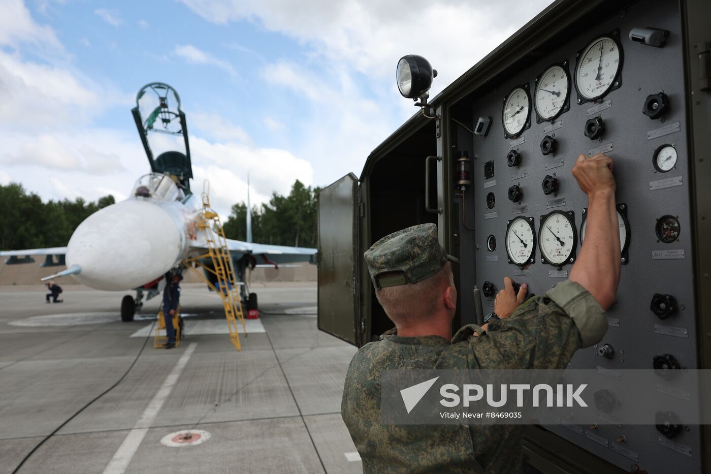 Russia Airospace Forces Flight Drills