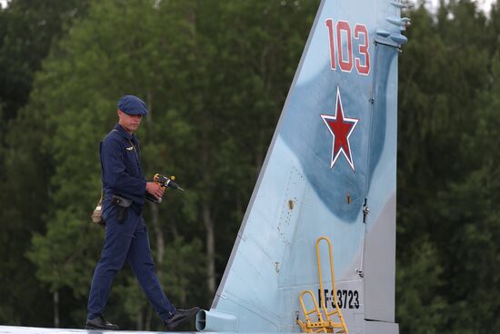 Russia Airospace Forces Flight Drills