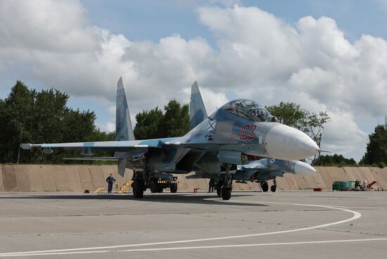 Russia Airospace Forces Flight Drills