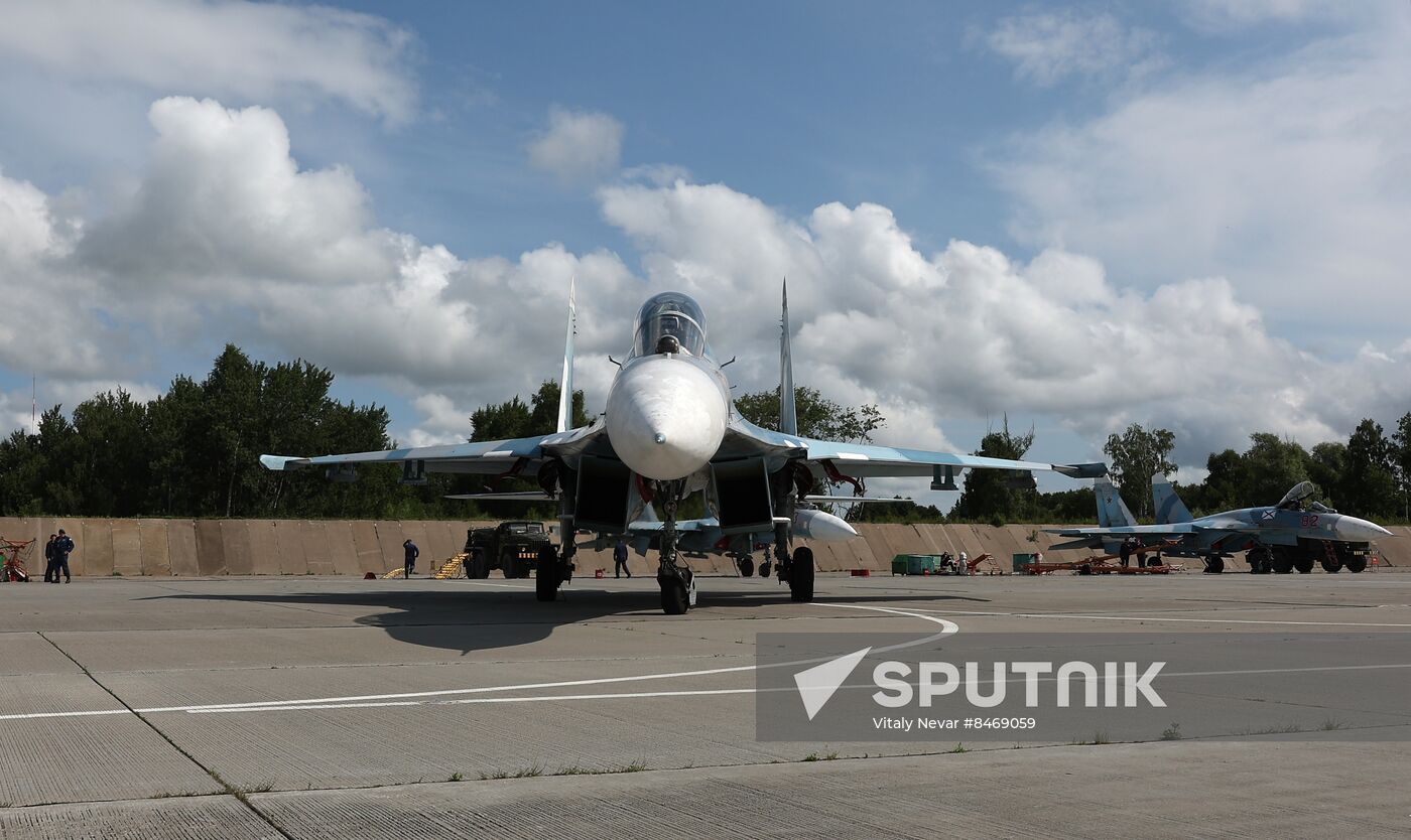 Russia Airospace Forces Flight Drills