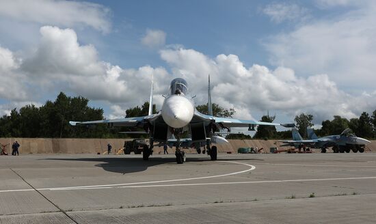 Russia Airospace Forces Flight Drills