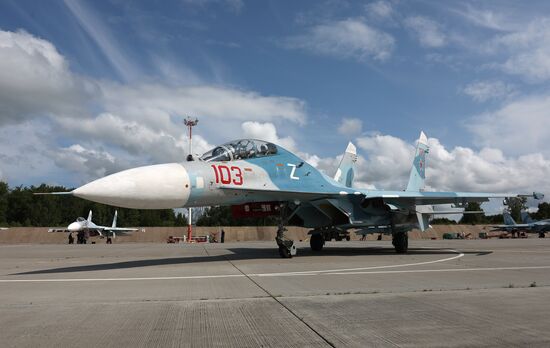 Russia Airospace Forces Flight Drills