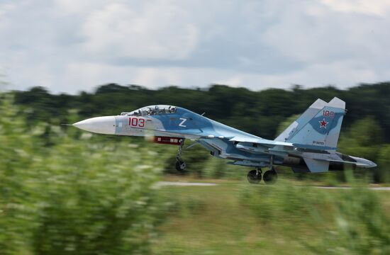 Russia Airospace Forces Flight Drills