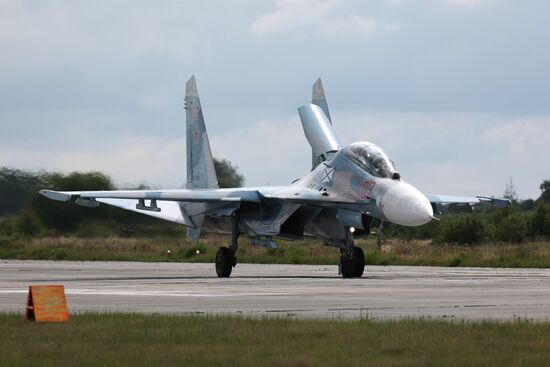 Russia Airospace Forces Flight Drills