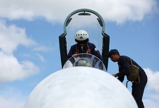 Russia Airospace Forces Flight Drills