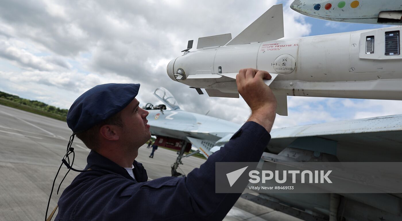 Russia Airospace Forces Flight Drills