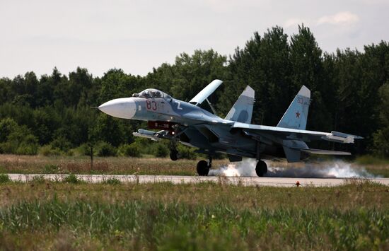 Russia Airospace Forces Flight Drills