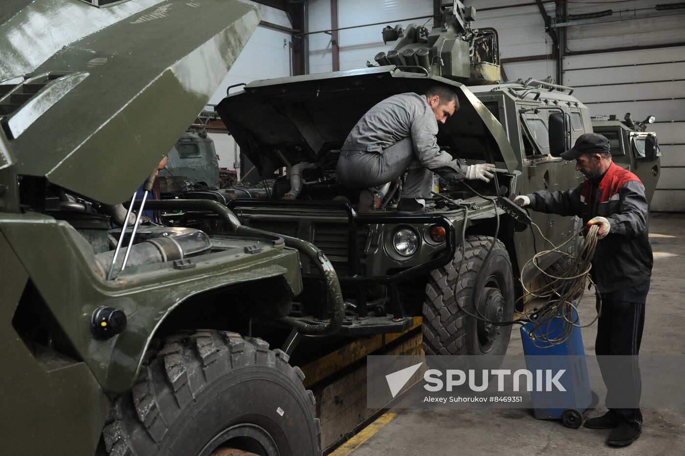 Russia Ukraine Military Operation Equipment Repair