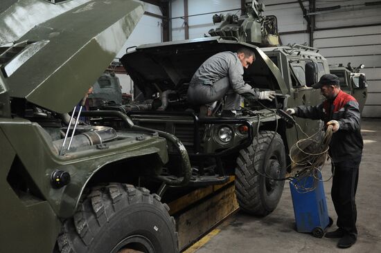 Russia Ukraine Military Operation Equipment Repair