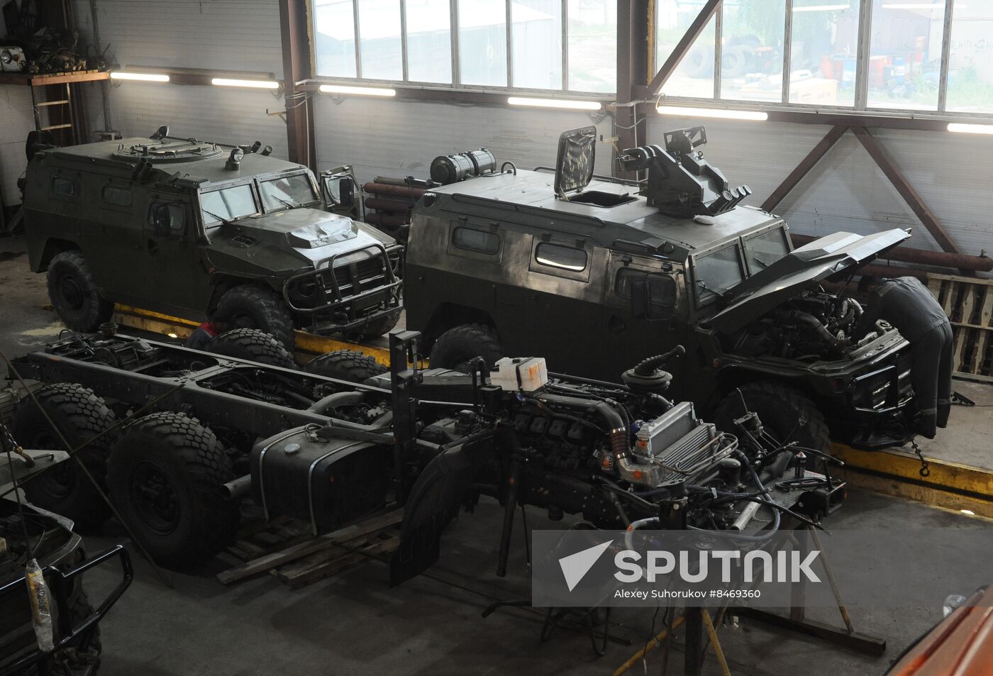 Russia Ukraine Military Operation Equipment Repair