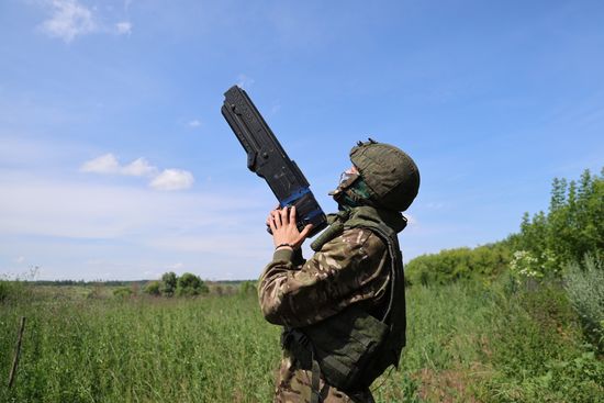 Russia Ukraine Military Operation Anti-Drone Unit