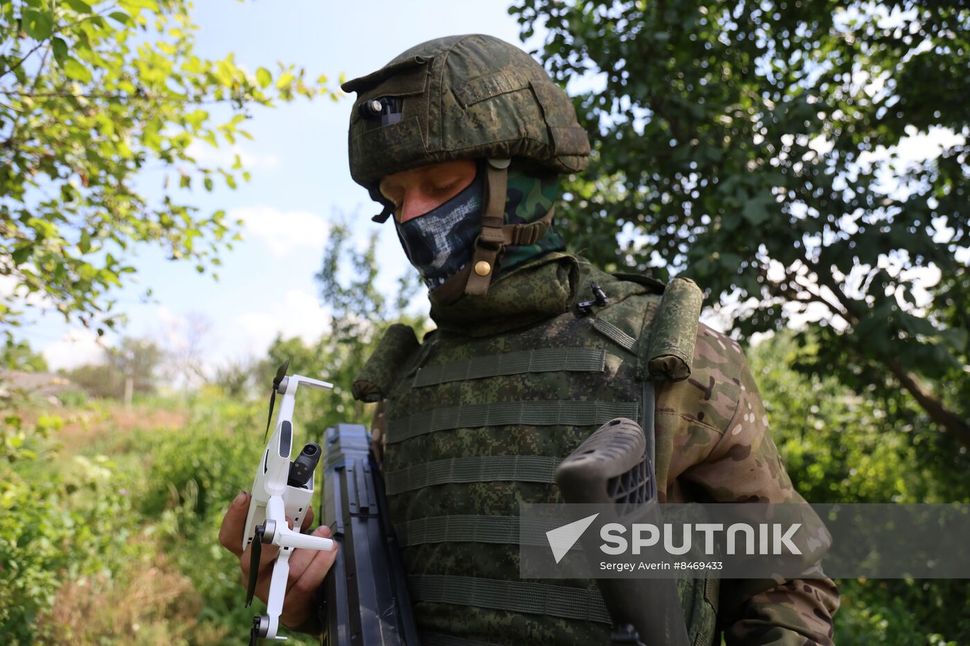 Russia Ukraine Military Operation Anti-Drone Unit