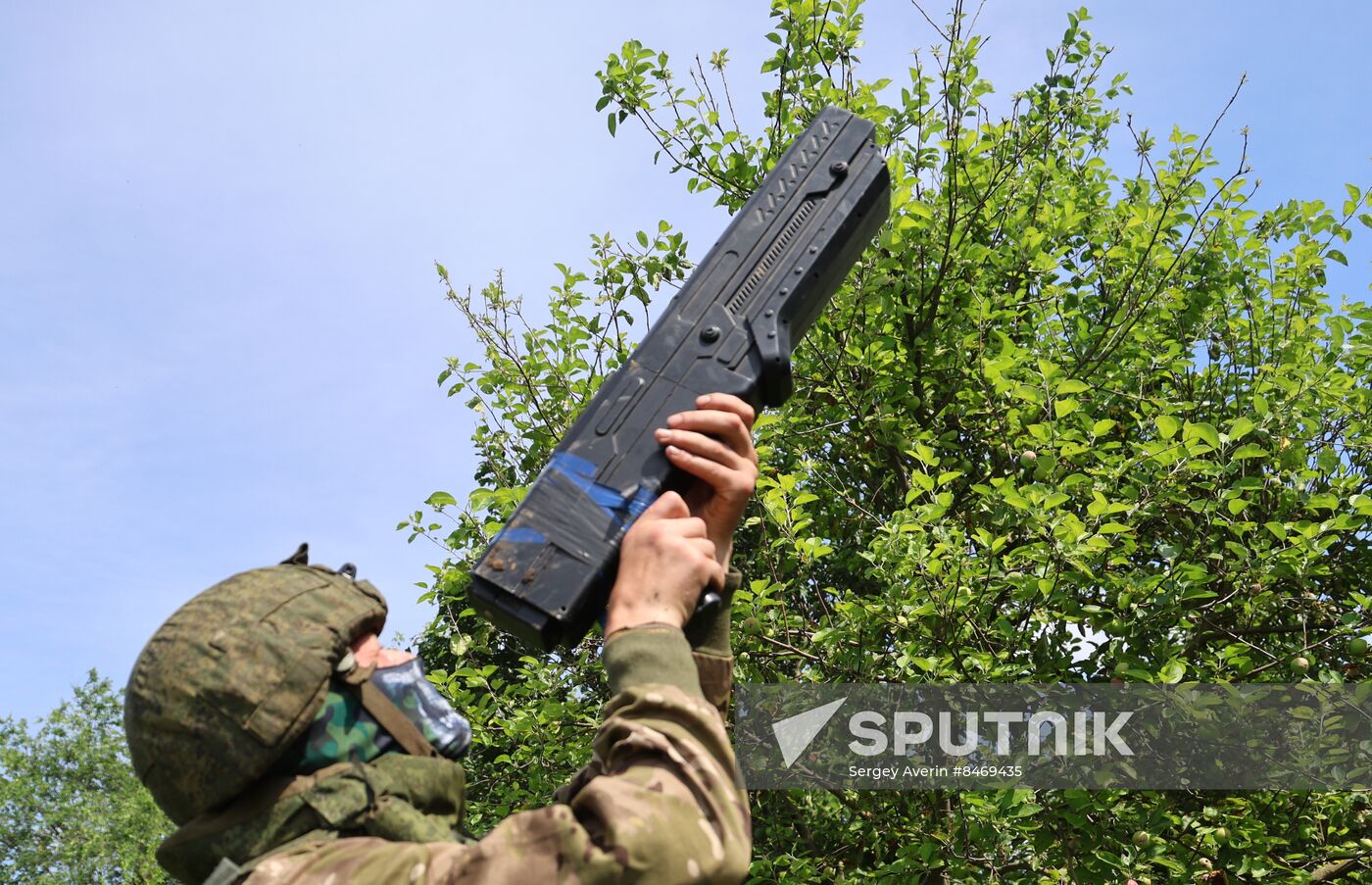 Russia Ukraine Military Operation Anti-Drone Unit