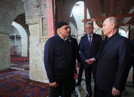 Russia Putin North Caucasian Federal District